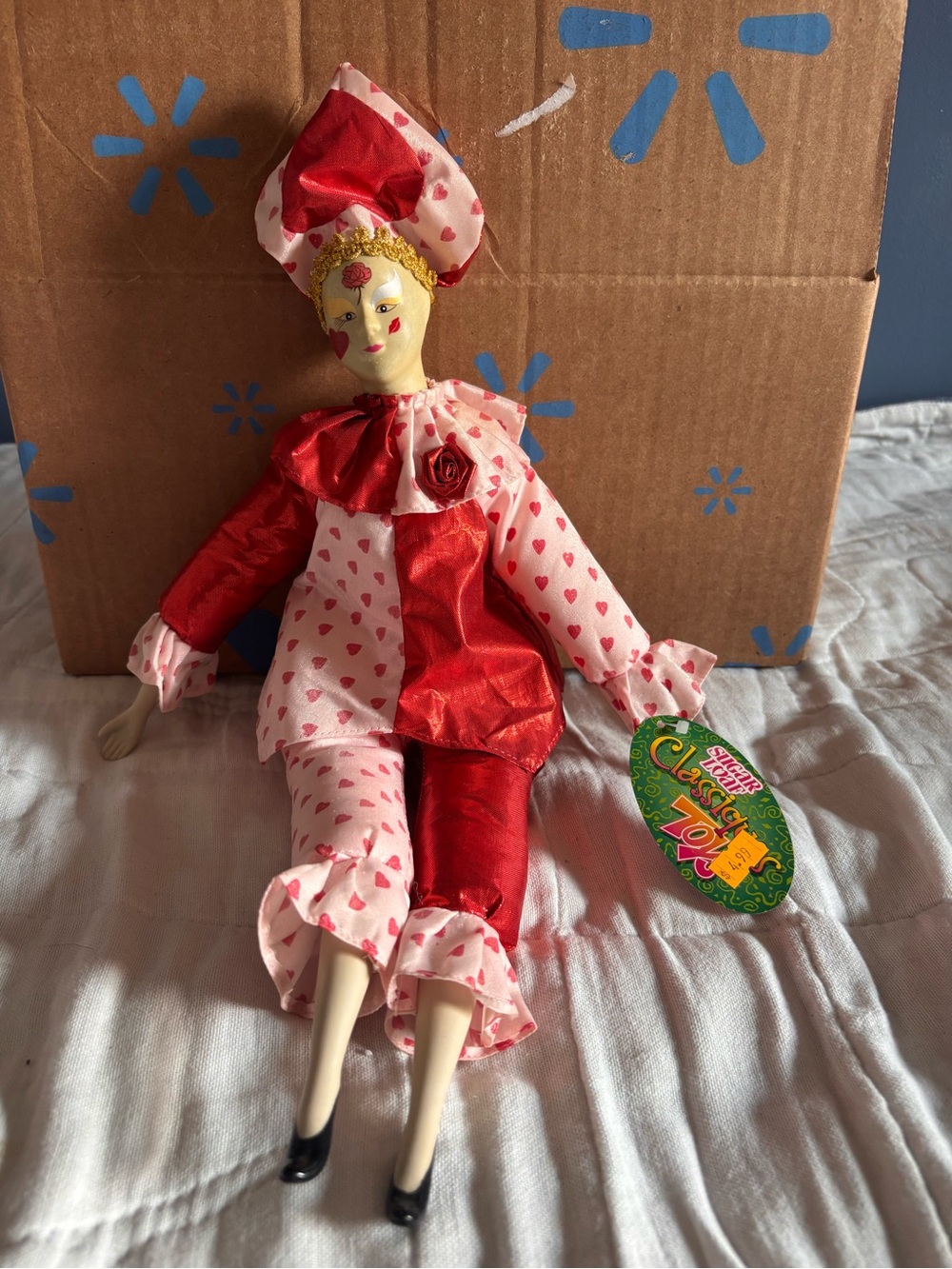 Vintage Sugar Loaf Classiques Toys Valentine Jester.